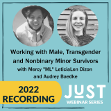 Working with Male, Transgender and Nonbinary Minor Survivors