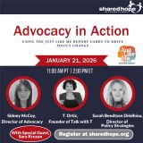 Postponed!  Advocacy in Action: Using the Just Like Me Report Cards to Drive Policy Change